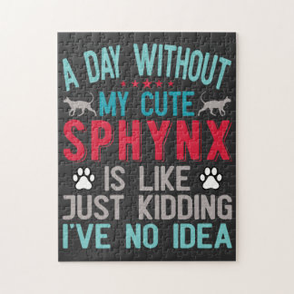 Canadian Hairless Sphynx Cat Owner Funny Say Pussel