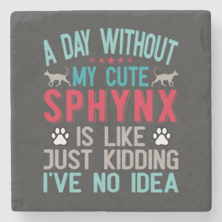 Canadian Hairless Sphynx Cat Owner Funny Say Stenunderlägg