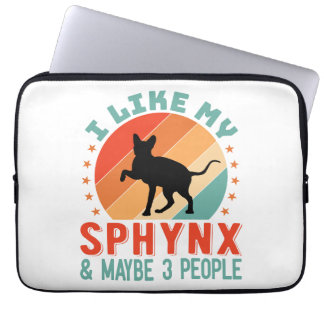 Canadian Hairless Sphynx Cat Owner Humor Laptop Fodral