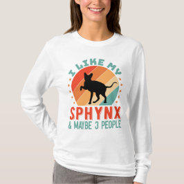 Canadian Hairless Sphynx Cat Owner Humor T Shirt