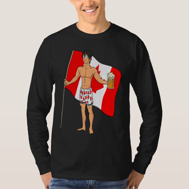 Canadian Hot Boy T Shirt (Framsida)