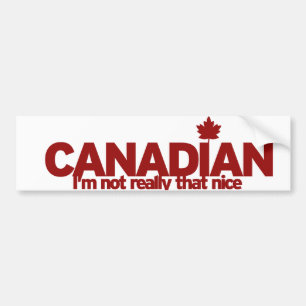 Canadian Humor Bildekal