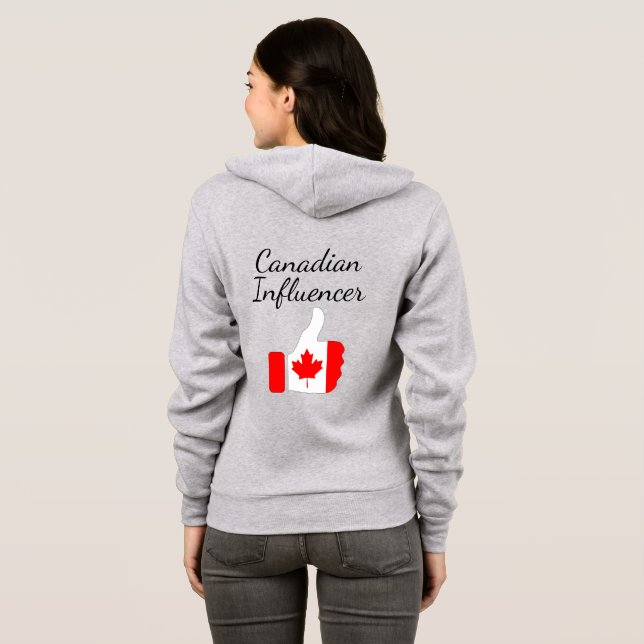 Canadian Influencer thumbs up Lighthouroute T Shirt (Hel baksida)