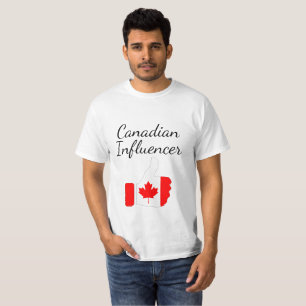 Canadian Influencer-tummar uppåt fyr väg T-S T Shirt