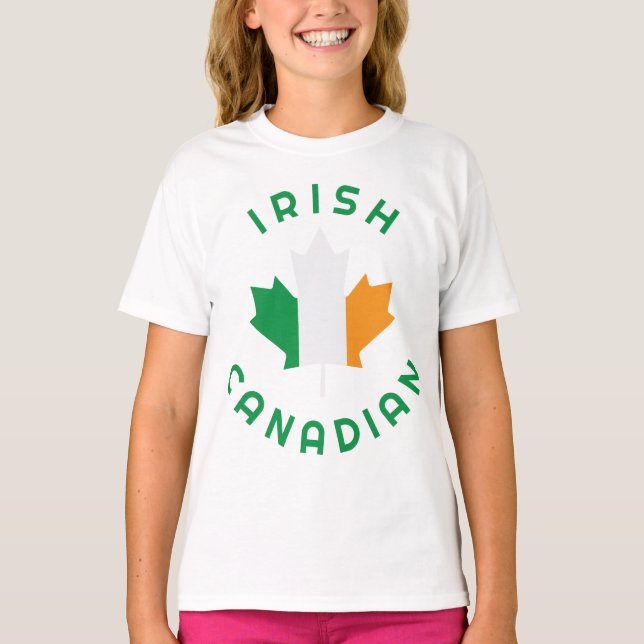 Canadian Irish Roots T Shirt (Framsida)