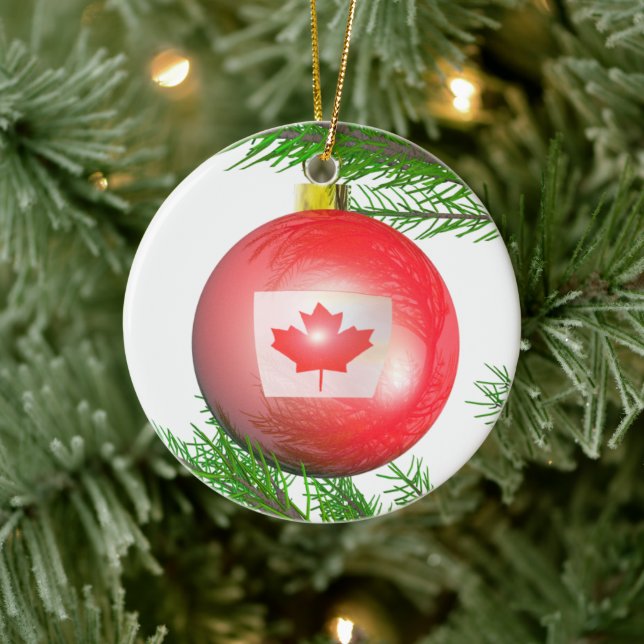 Canadian Julgran Boll Julgransprydnad Keramik (Träd)