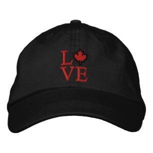 Canadian Kärlek Broderad Keps