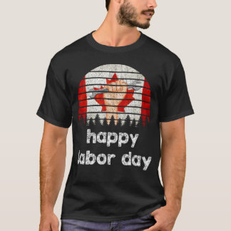 Canadian Labour Day Grunge Tee
