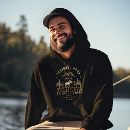Canadian Landscape of Kootenay National Park Hoodie