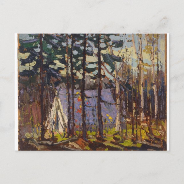 Canadian Ligcape-Artists Camp av Tom Thomson Vykort (Framsida)