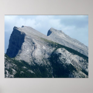 Canadian Ligcape Banff Rocky mountains Print Poster