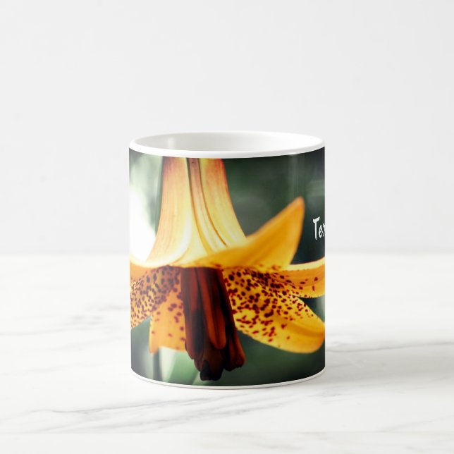 Canadian Lily Flower Personlig Kaffemugg (Center)