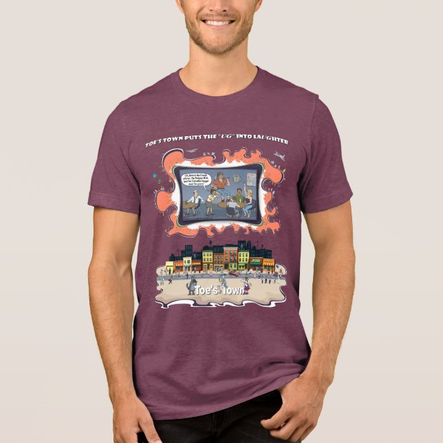 Canadian Logger | Bar Humor Tri-Blend Shirt T Shirt (Framsida)