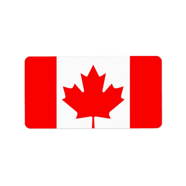 Canadian Maple Adressetikett (Framsidan)