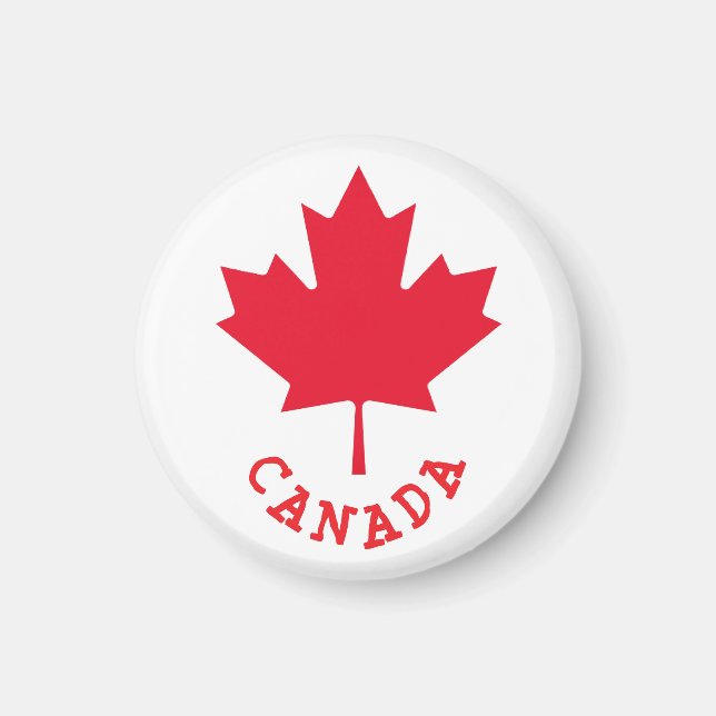 Canadian Maple Leaf Magnet (Framsidan)