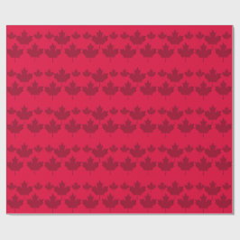 Canadian maple leaf. Patriotic. Wrapping Paper Presentpapper