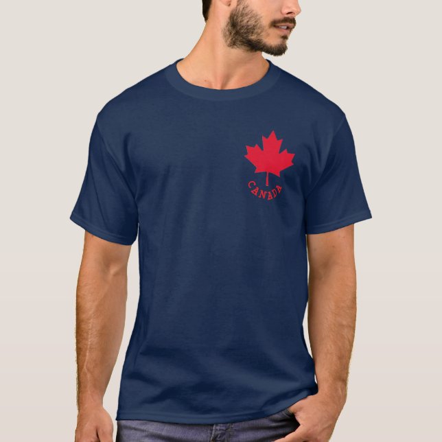 Canadian Maple Leaf T Shirt (Framsida)