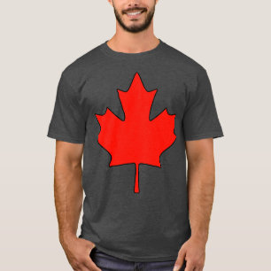 Canadian Maple Löv Canada Day Canadian Flagga Mana T Shirt