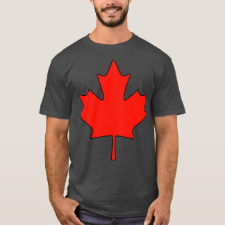 Canadian Maple Löv Canada Day Canadian Flagga Mana T Shirt