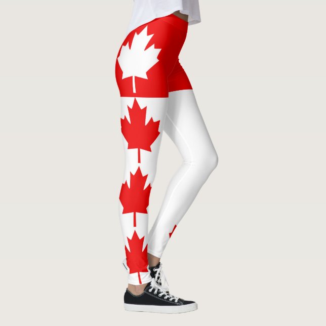 Canadian Maple Löv Decor on Leggings (Höger)