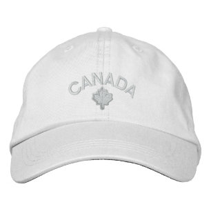 Canadian Maple Löv Embroidery Canada Broderad Keps