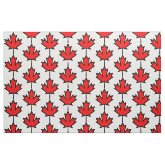 Canadian Maple Löv Fabric Tyg