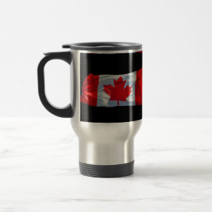 Canadian Maple Löv Flagga Patriotic Mugg