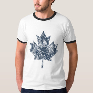 Canadian Maple Löv Grunge Stil CANADA T Shirt