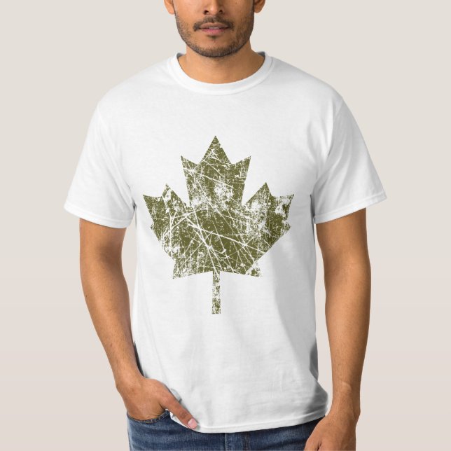 Canadian Maple Löv Grunge Stil CANADA Tröja (Framsida)