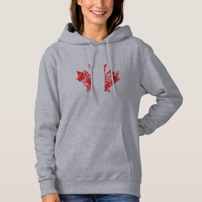 Canadian Maple Löv Grunge Stil CANADA Tröja (Framsida)