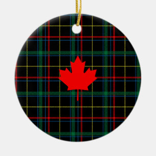 Canadian Maple Löv Julgransprydnad Keramik