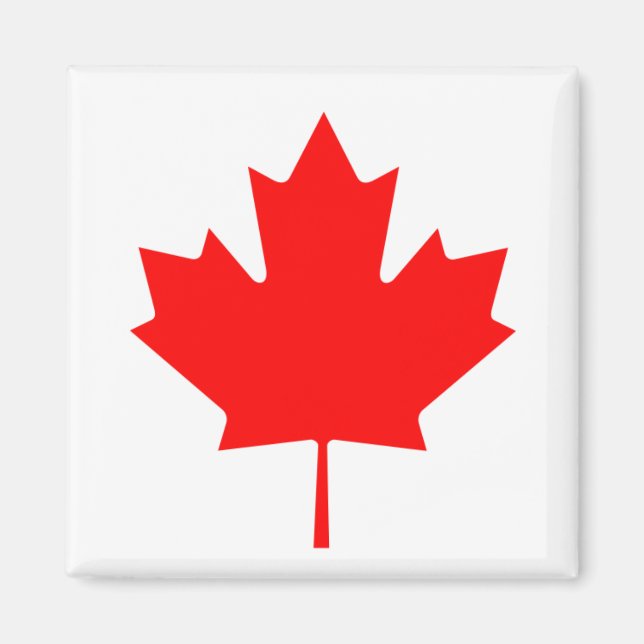 Canadian Maple Löv Magnet (Framsidan)