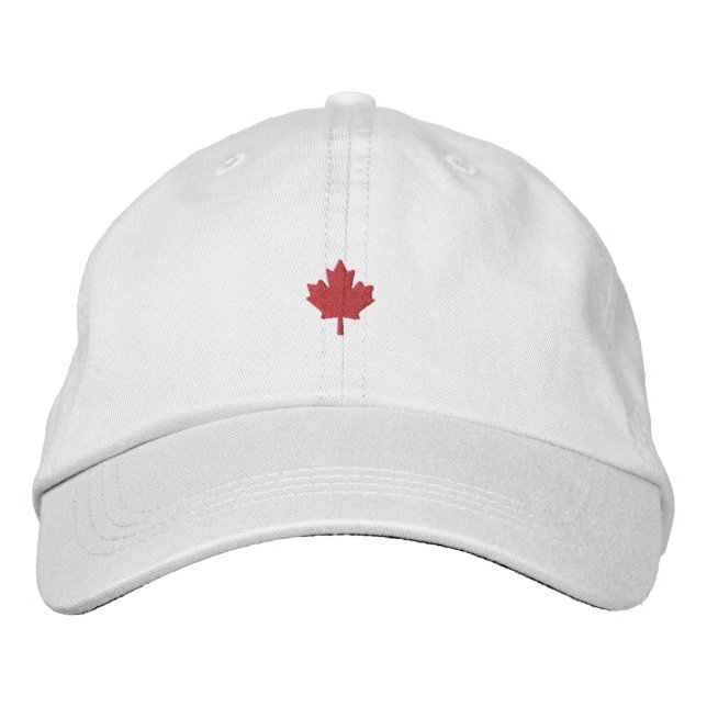 Canadian Maple Löv Micro Broderad Keps (Framsida)