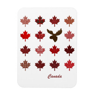 Canadian Maple Löv och Moose Magnet