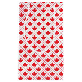 Canadian Maple Löv Red and White Diamond Design