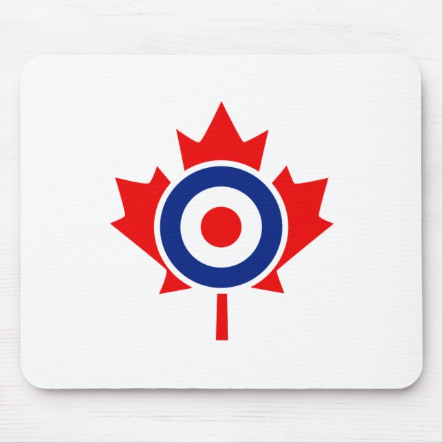 Canadian Maple Löv Roundel Graphic Musmatta (Framsidan)