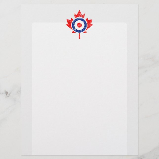 Canadian Maple Löv Roundel Grunge Mod CANADA (Framsida)