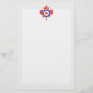 Canadian Maple Löv Roundel Grunge Mod CANADA Brevpapper