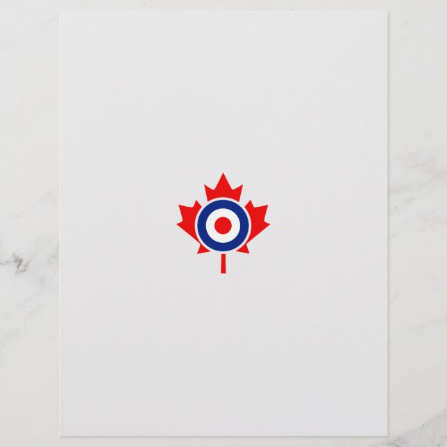 Canadian Maple Löv Roundel Mod Badge (Framsida)