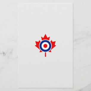 Canadian Maple Löv Roundel Mod Badge Brevpapper
