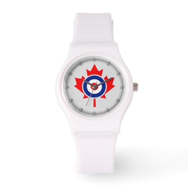 Canadian Maple Löv Roundel Mod CANADA Armbandsur (Framsida)
