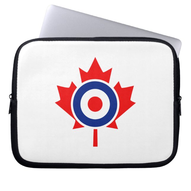Canadian Maple Löv Roundel Mod CANADA Laptop Fodral (Framsidan)