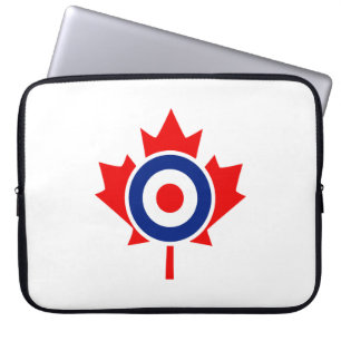 Canadian Maple Löv Roundel Mod CANADA Laptop Sleeve