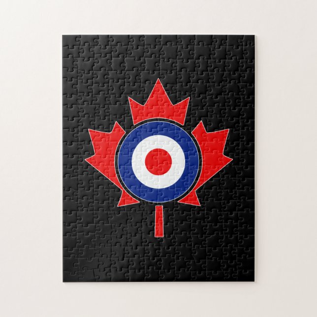 Canadian Maple Löv Roundel Mod CANADA Pussel (Vertikal)