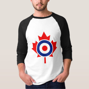 Canadian Maple Löv Roundel Mod CANADA T Shirt