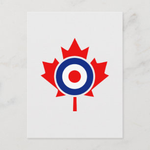 Canadian Maple Löv Roundel Mod CANADA Vykort