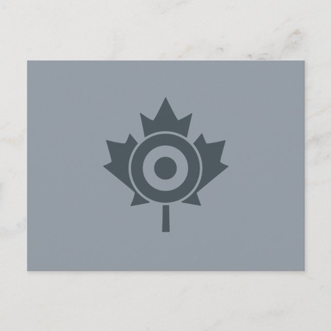 Canadian Maple Löv Roundel Mod CANADA Vykort (Framsida)