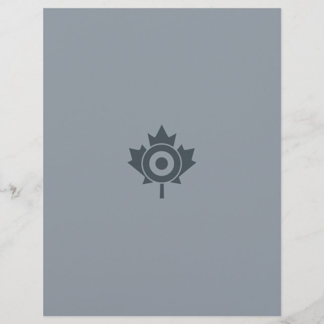 Canadian Maple Löv Roundel Mod Graphic (Framsida)