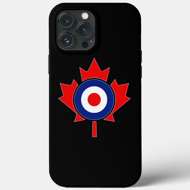 Canadian Maple Löv Roundel Mod on black (Baksida)