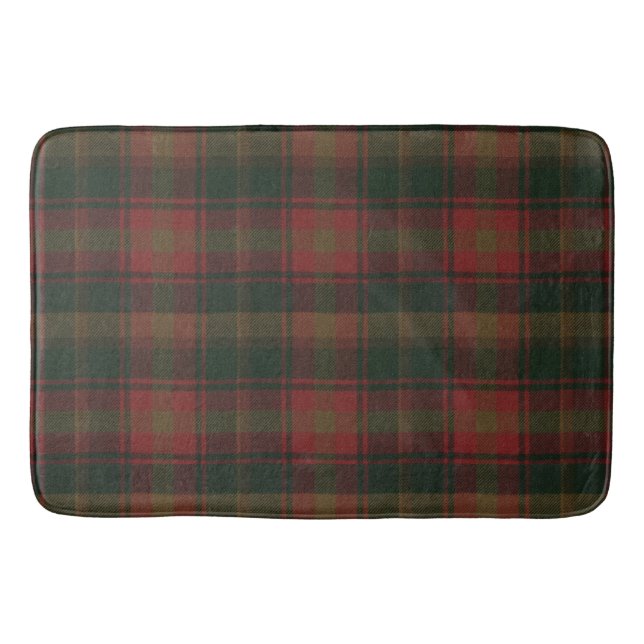 Canadian Maple Löv Tartan Badrumsmatta (Framsidan)